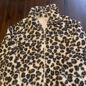 Women’s Fuzzy Cheetah Print Fleece